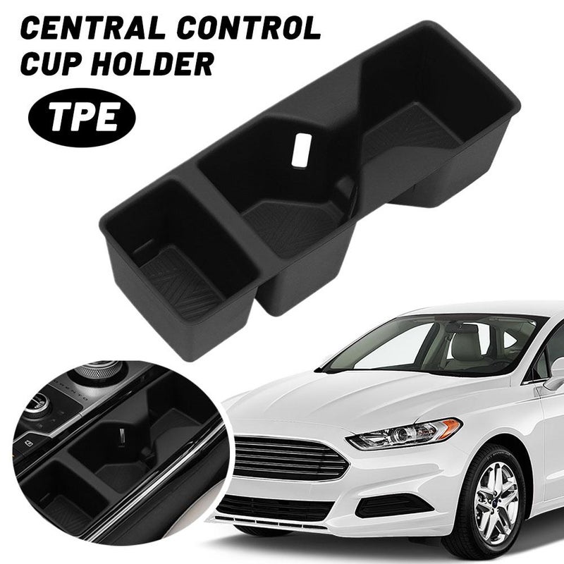 Center Console Cup Holder for Kia Sorento 2021-2025, TPE Drink Limiter with Storage Organizer, Non-Slip Insert Protector Accessory for Sorento Interior - Image 3